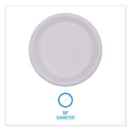 10” Hi-Impact Plastic Plates
