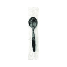 Heavyweight Wrapped Plastic Soup Spoons