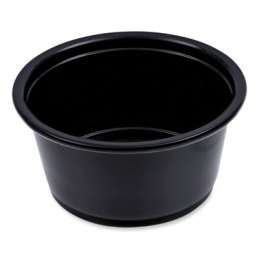 2 oz. Black Soufflé/Portion Cups